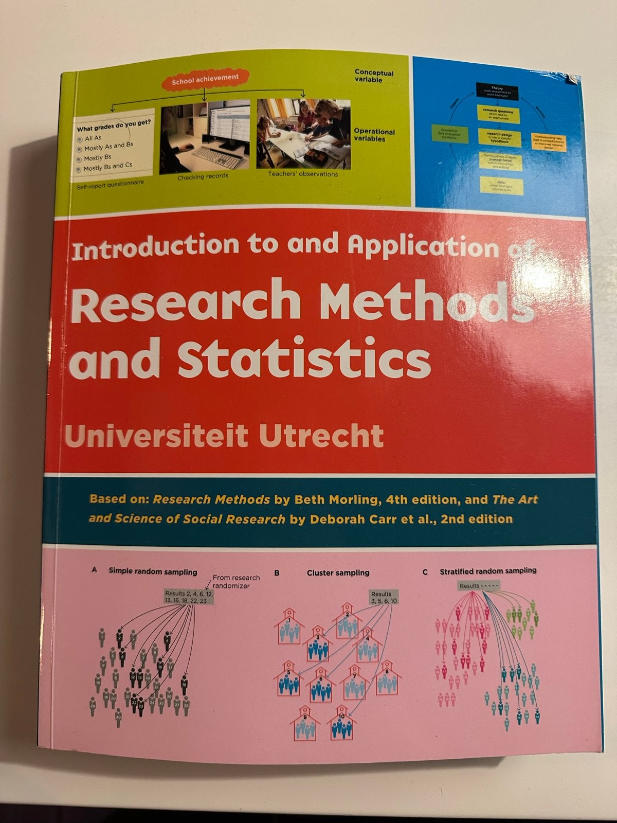 Onderzoeksmethoden en Statistiek Universiteit Utrecht, Ophalen of Verzenden, Zo goed als nieuw, WO