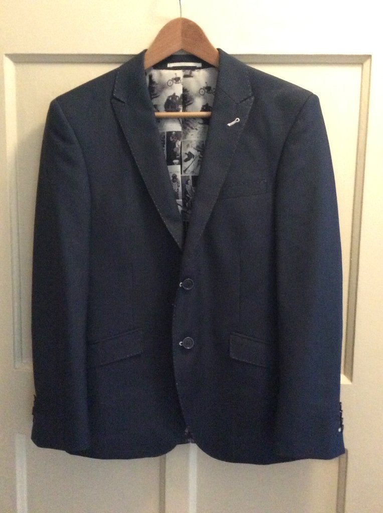 Calabria colbert. Blauw maat 46. uitstekende staat, Kleding | Heren, Kostuums en Colberts, Blauw, Ophalen of Verzenden, Gedragen
