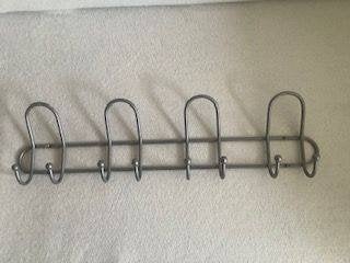 metalen wandkapstok kapstok 8 haken 53 cm lang, Zo goed als nieuw, Minder dan 100 cm, Metaal, Ophalen