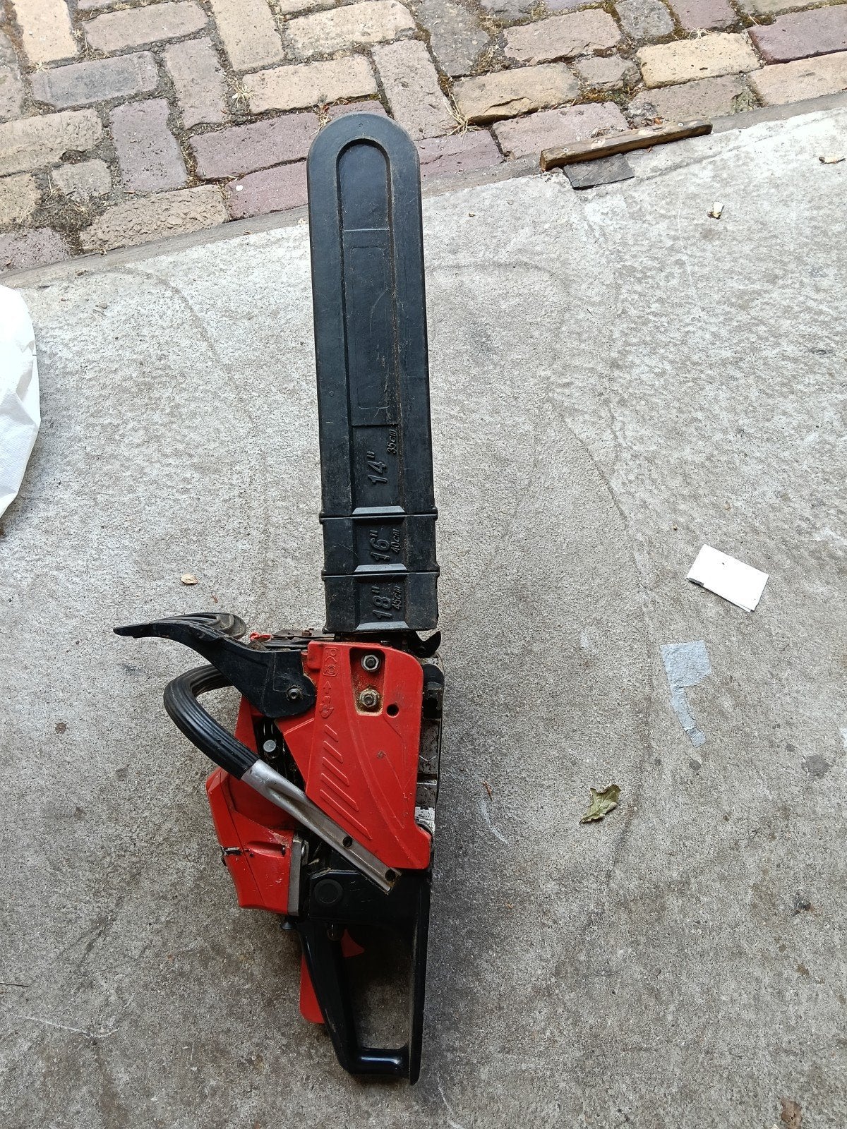 Kettingzaag, Ophalen, Gebruikt, Kettingzaag, 30 tot 70 mm