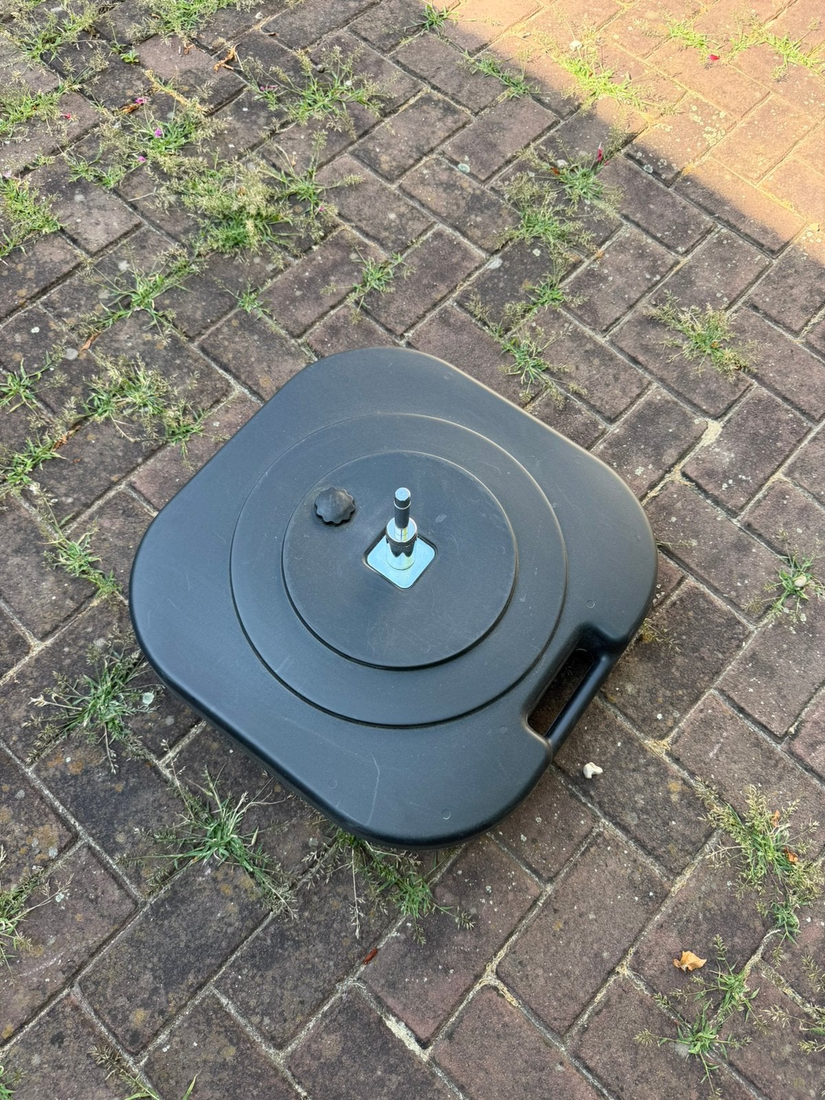 Voet voor vlaggenmast / beachflagvulbaar, Tuin en Terras, Ophalen, Zo goed als nieuw, Minder dan 1 meter, Zweefparasol