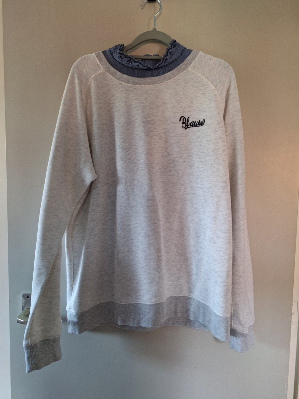 Blauw sweater, Scotch&Soda, Ophalen of Verzenden, Gedragen, Maat 46/48 (XL) of groter