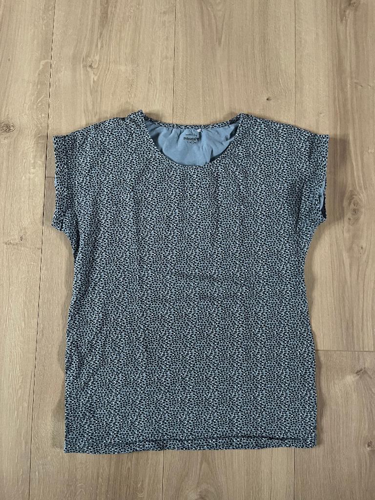 Prénatal zwangerschapsshirt – maat L, Blauw, Maat 42/44 (L), Zo goed als nieuw, Prenatal
