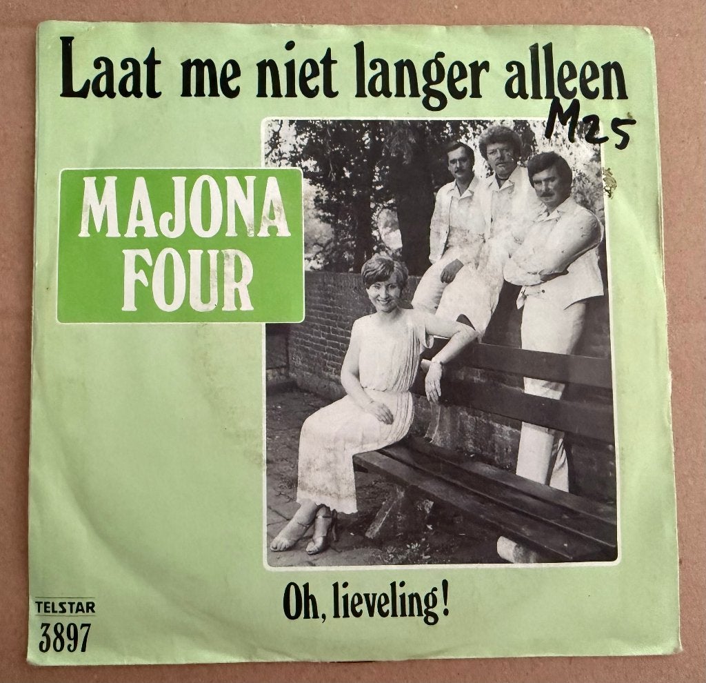 Majona Four - Laat me niet langer alleen - Piraten topper, Cd's en Dvd's, Vinyl | Nederlandstalig, Gebruikt, Overige formaten