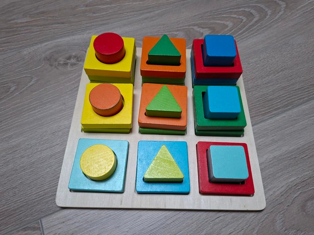 Houten vorm stoof puzzel Action, Ophalen of Verzenden, Gebruikt, Overige typen