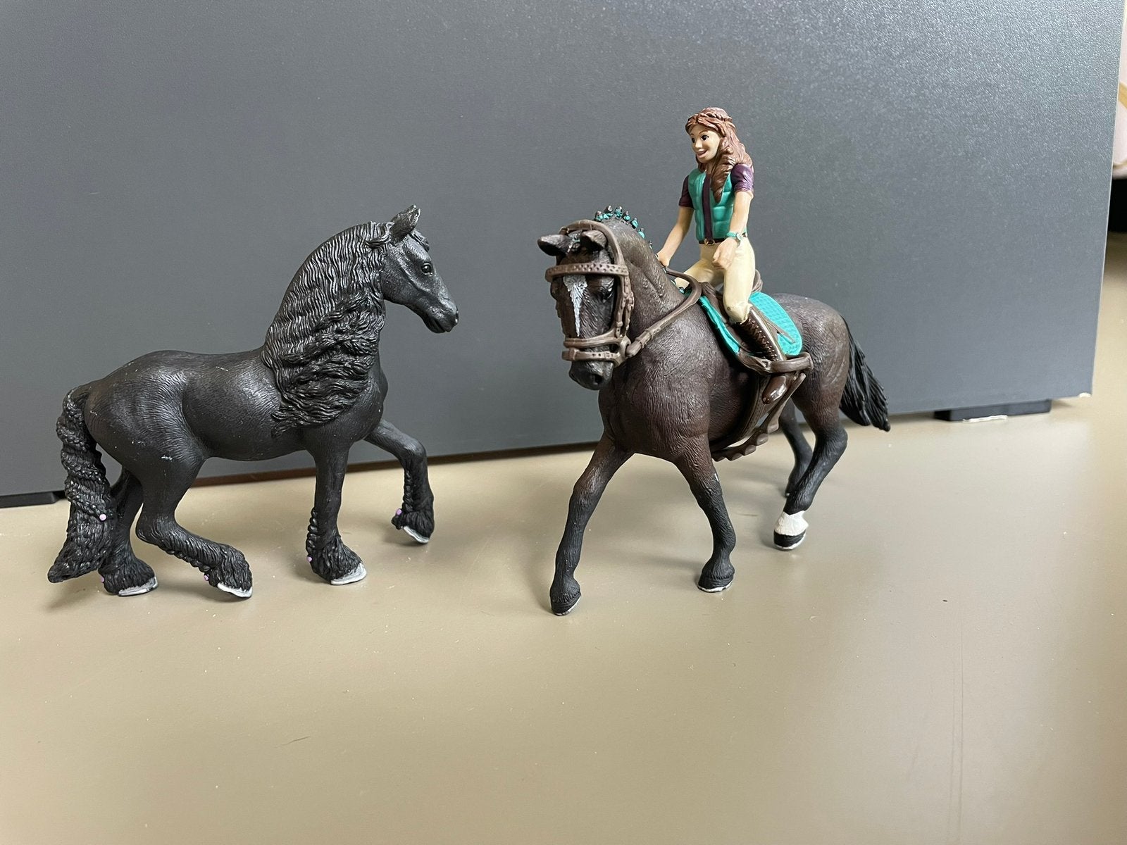Schleich paard met poppetje, Ophalen of Verzenden, Nieuw, Paard, Beeldje of Figuurtje