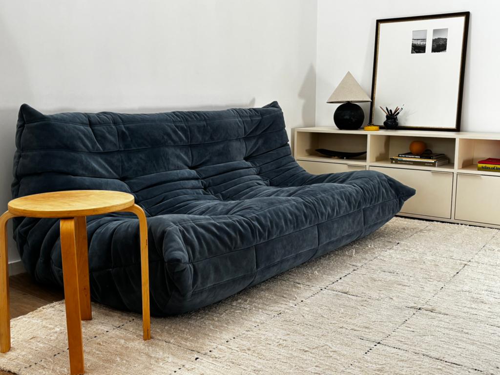 Ligne Roset Togo Bank 3-zits, Ophalen, 100 tot 125 cm, 150 tot 200 cm, Driepersoons