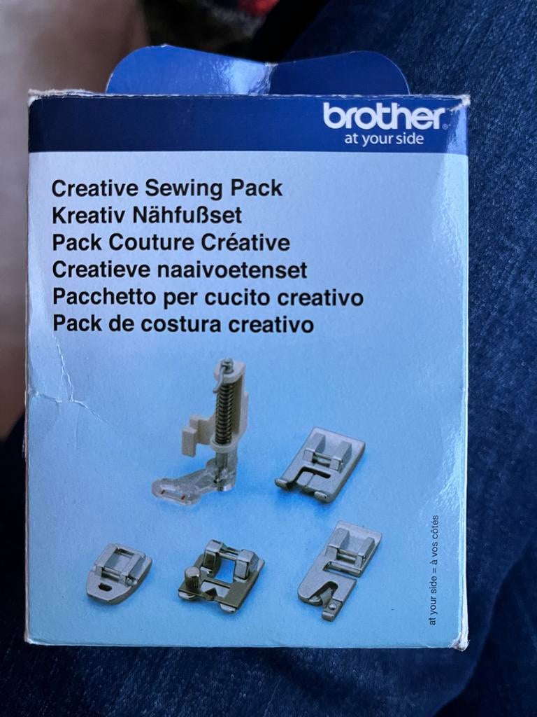 Brother creatieve naaivoetenset - Nieuw in verpakking, Ophalen of Verzenden, Nieuw, Toebehoren, Brother