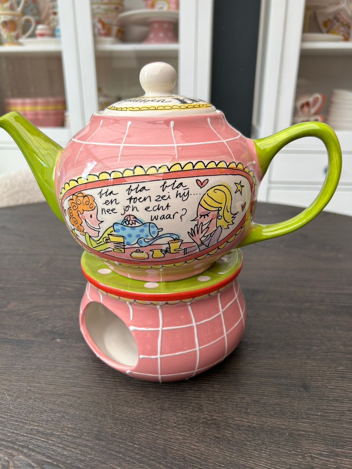 Blond Amsterdam, theepot met warmhouder, Ophalen of Verzenden, Nieuw, Aardewerk, Overige typen