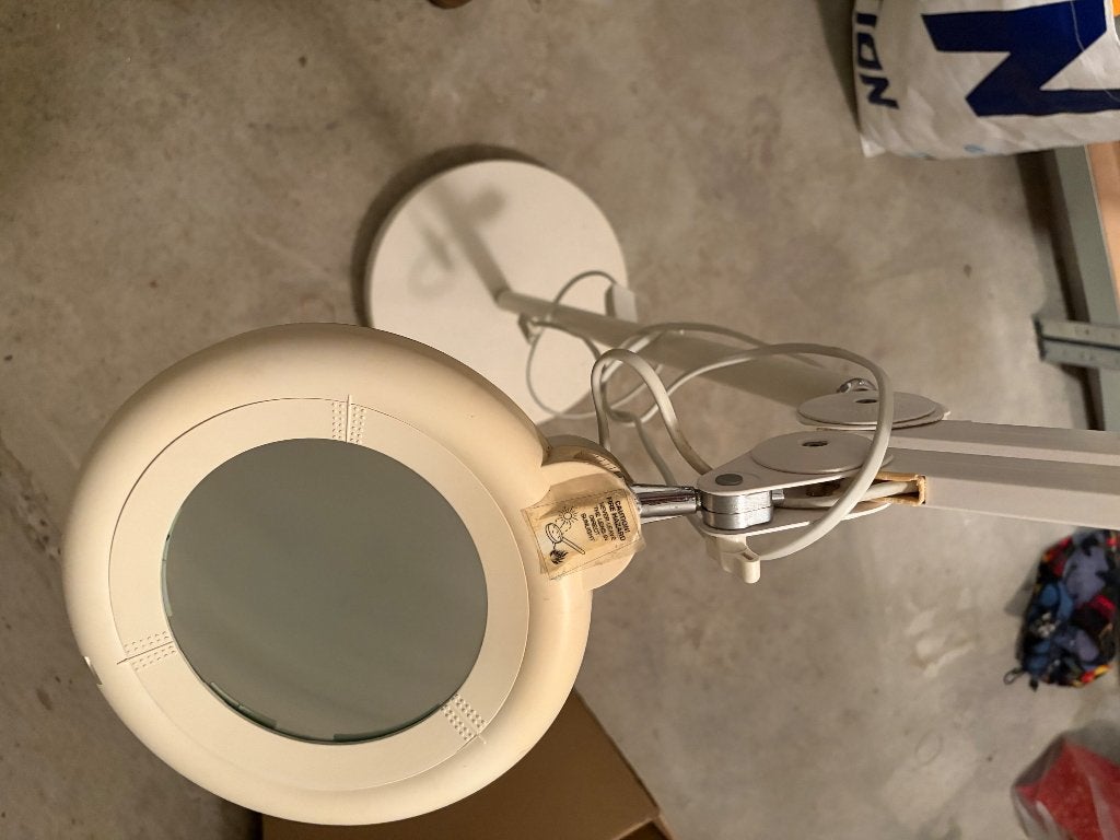 Loeplamp borduren met standaard, Ophalen, Gebruikt, Loeplamp