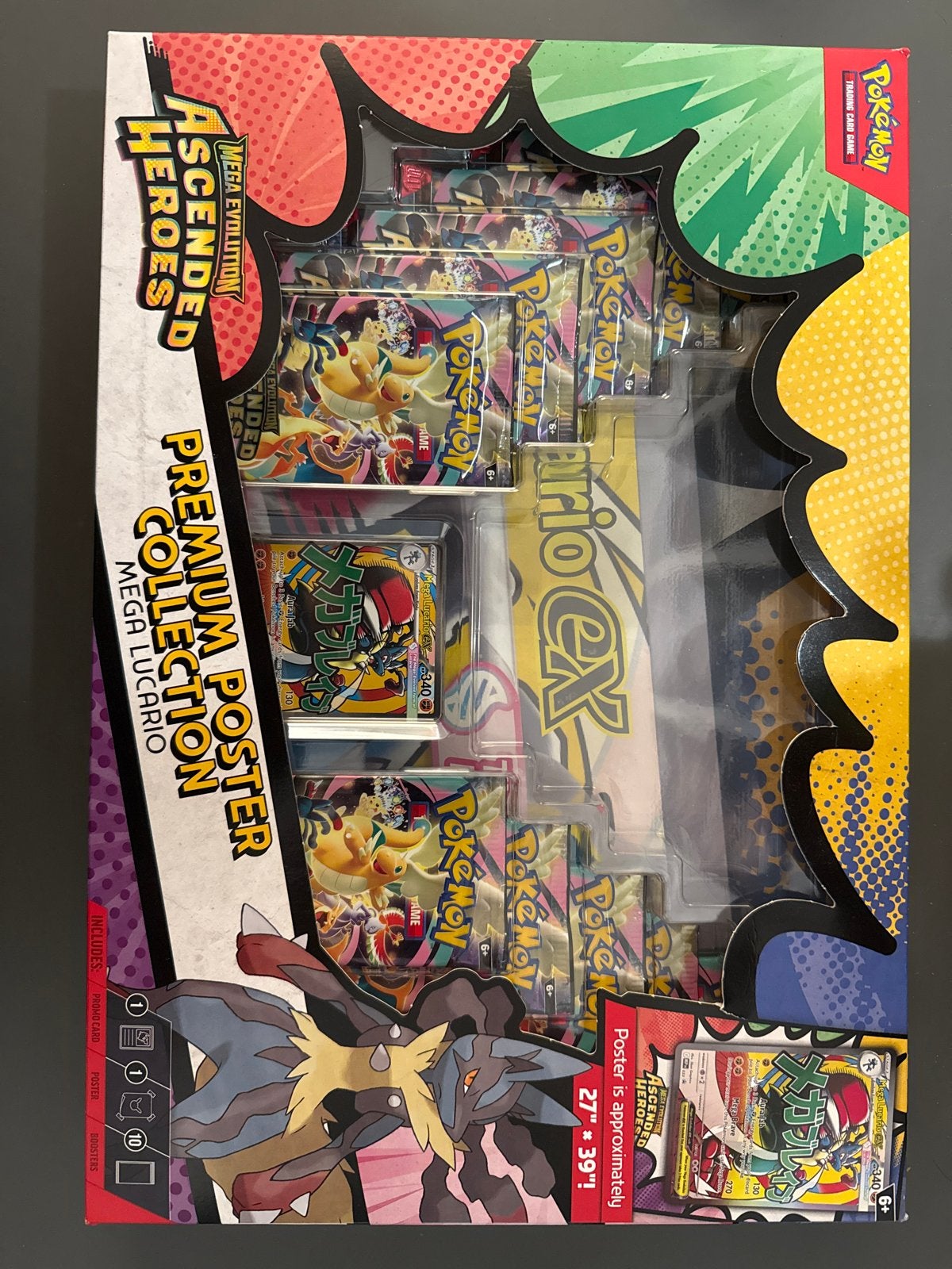 Pokémon Mega Lucario Premium Poster Collectie, Ophalen of Verzenden, Nieuw, Overige typen