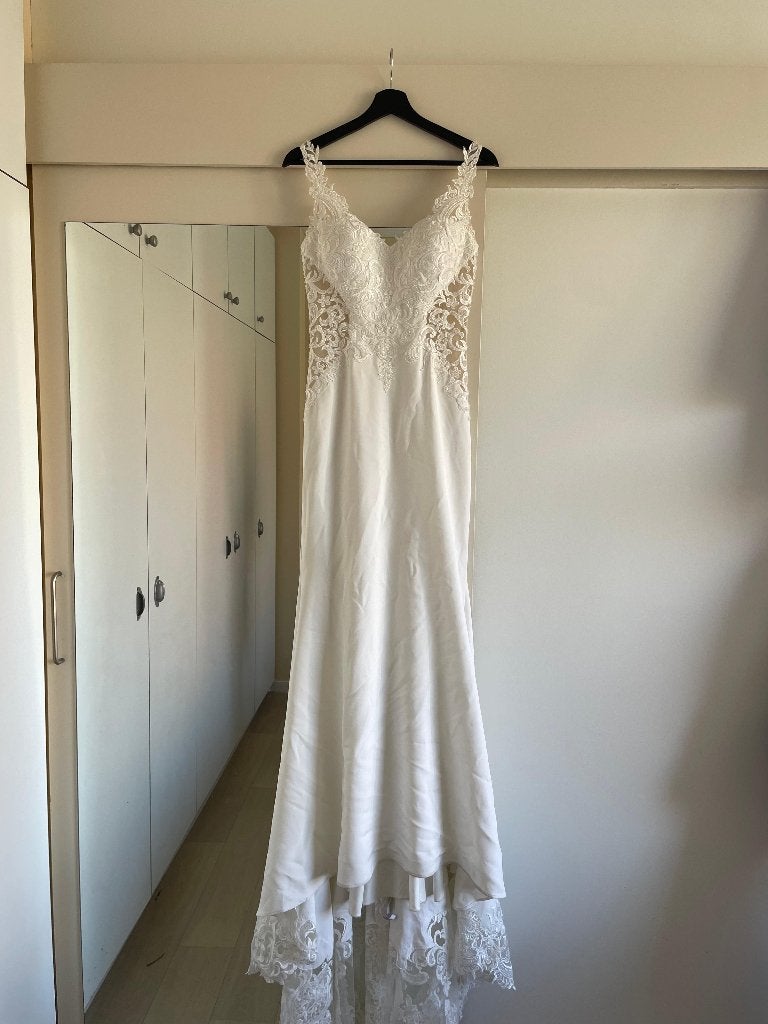 Prachtige trouwjurk maat 10, Kleding | Dames, Trouwkleding en Trouwaccessoires, Ophalen, Trouwjurk, Gedragen, Wit