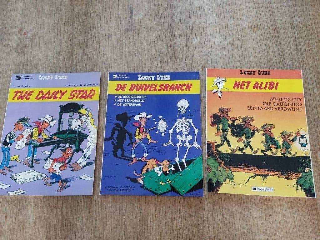 Div. Lucky Luke (Dargaud), Boeken, Meerdere stripboeken, Ophalen of Verzenden, Gelezen, Morris & Goscinny