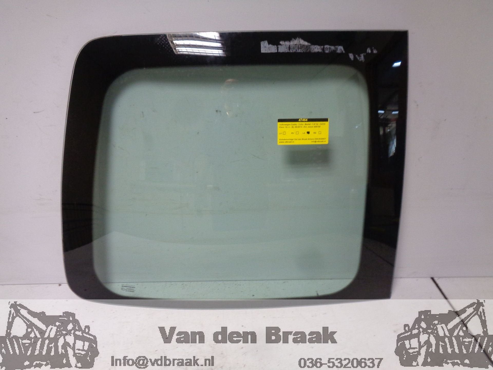 Volkswagen Caddy 2004-2015 Achterportier ruit links, Auto-onderdelen, Gebruikt, -, Volkswagen, Ophalen of Verzenden