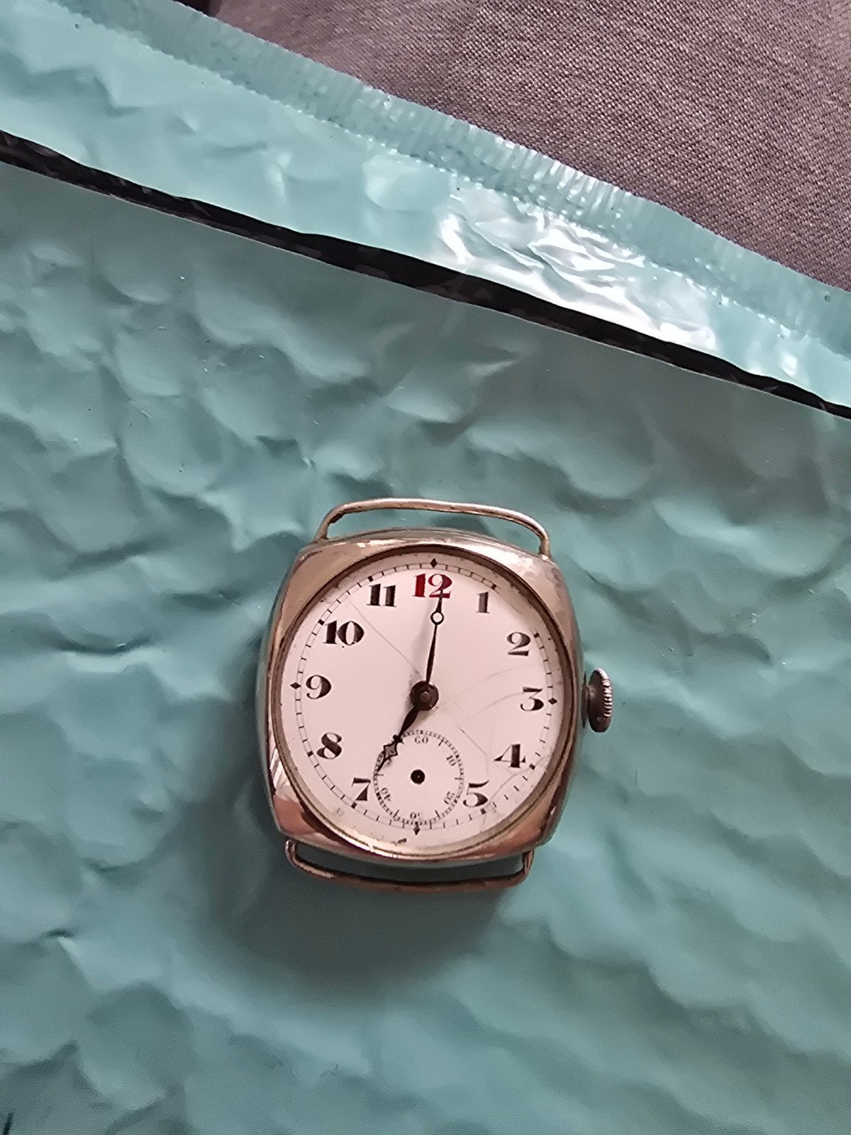 Vintage Polshorloge - Zilverkleurig met Unieke Wijzerplaat, Sieraden, Tassen en Uiterlijk, Horloges | Antiek, Overige merken, Met bandje
