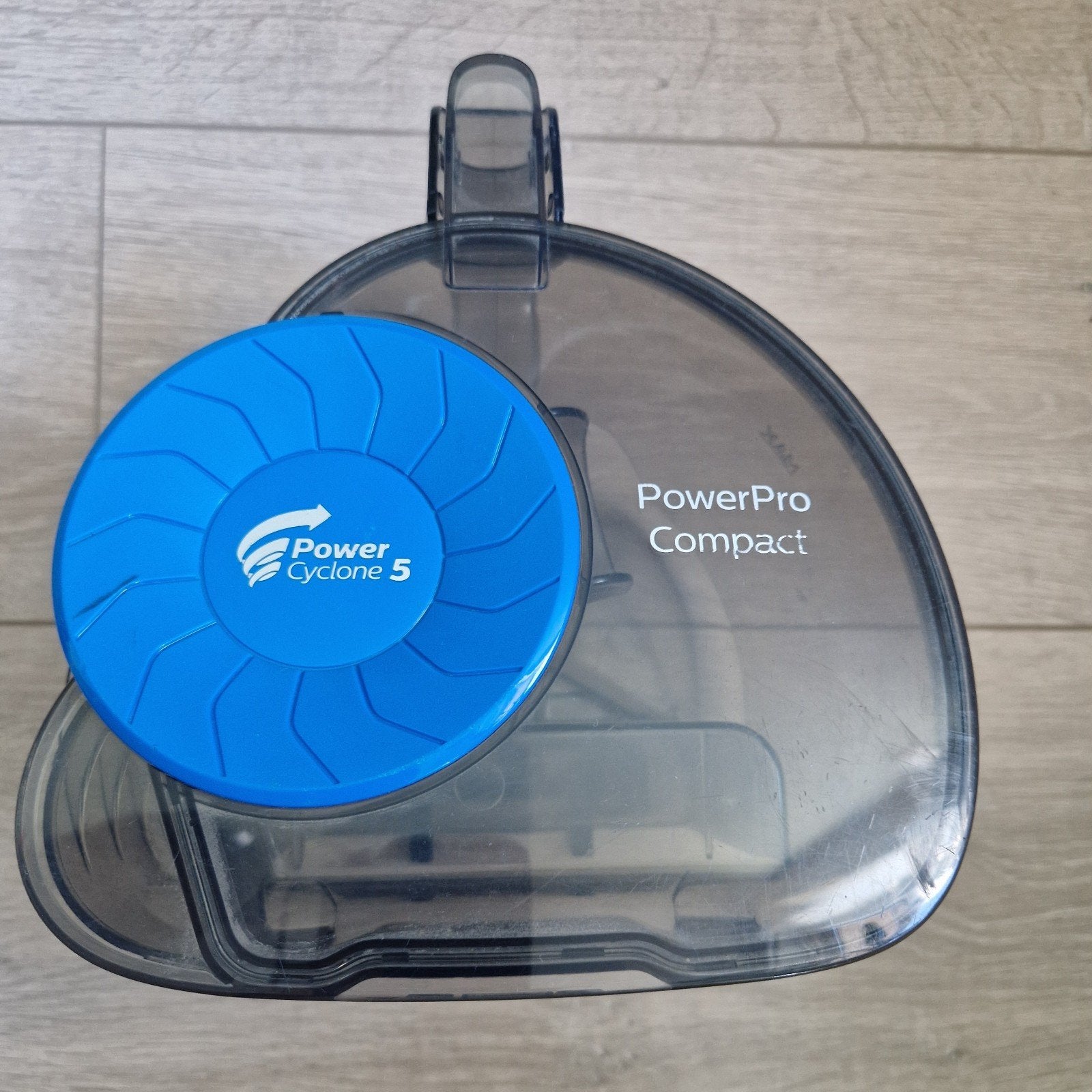 Philips PowerPro Compact Cyclone 5 opvangbak, Gebruikt, Philips, Ophalen of Verzenden, Sledestofzuiger