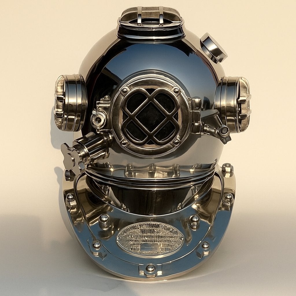 Duikhelm - XXL U.S. "Mark V" Deep Sea Divers duikershelm, Antiek en Kunst, Verzenden