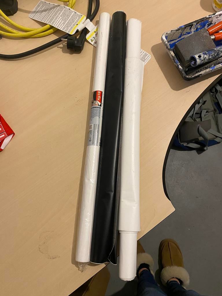 Zelfklevende folie meubels of keukens wrappen d-c-fix, Ophalen of Verzenden, Zo goed als nieuw, Folie