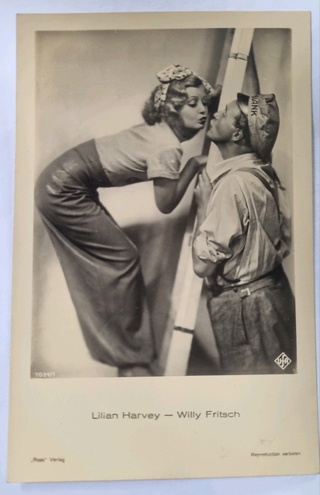 360)Oude ansichtkaart Lilian Harvey - Willy Fritsch, Ophalen of Verzenden, Zo goed als nieuw, Foto of Kaart