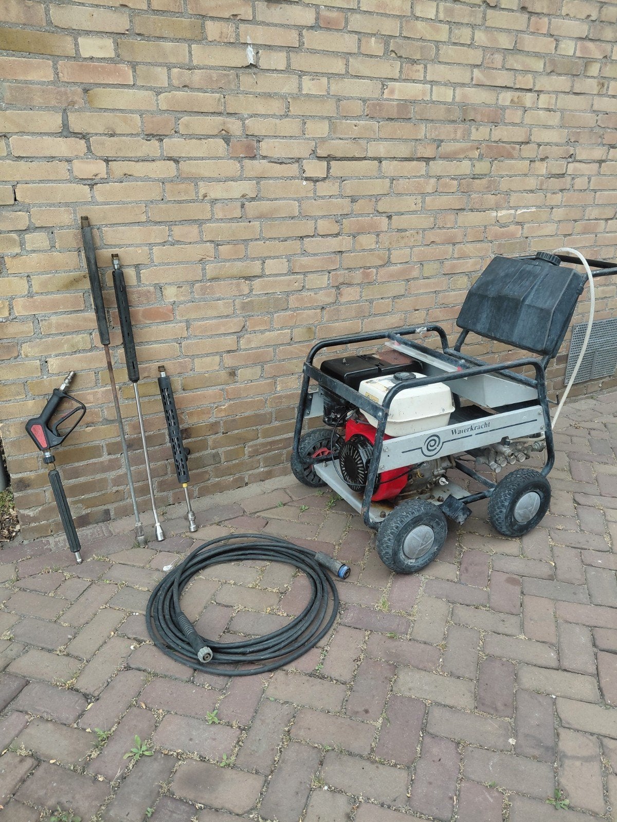 Waterkracht. 200bar 18liter., Ophalen, Gebruikt, Benzine