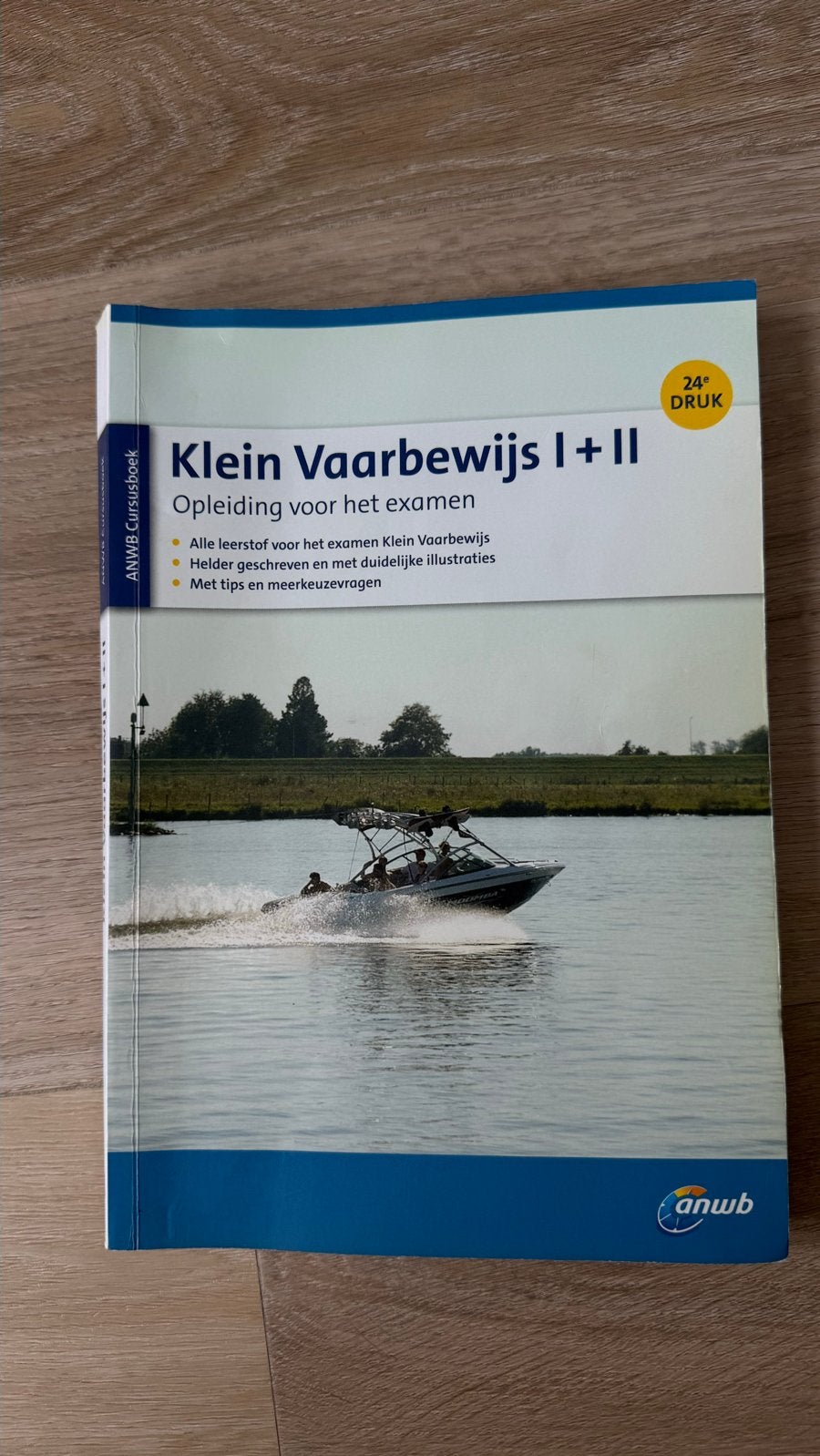 ANWB Cursusboek Klein Vaarbewijs I + II 24e druk, Ophalen of Verzenden, Zo goed als nieuw, Overige niveaus