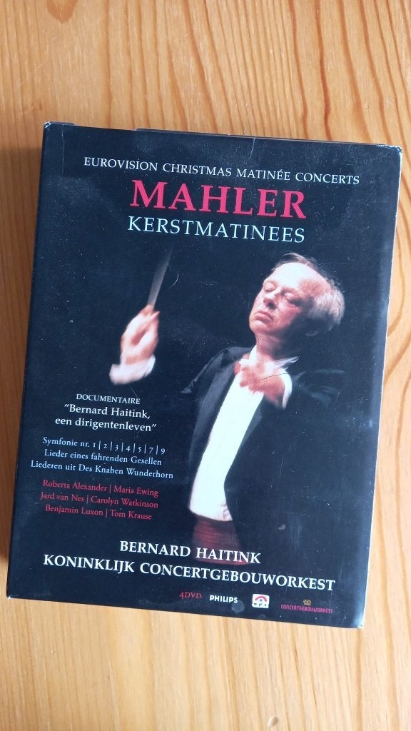 Mahler Kerstmatinees Koninklijk concertgebouworkerst, Ophalen of Verzenden, Zo goed als nieuw, Romantiek, Inclusief boekje