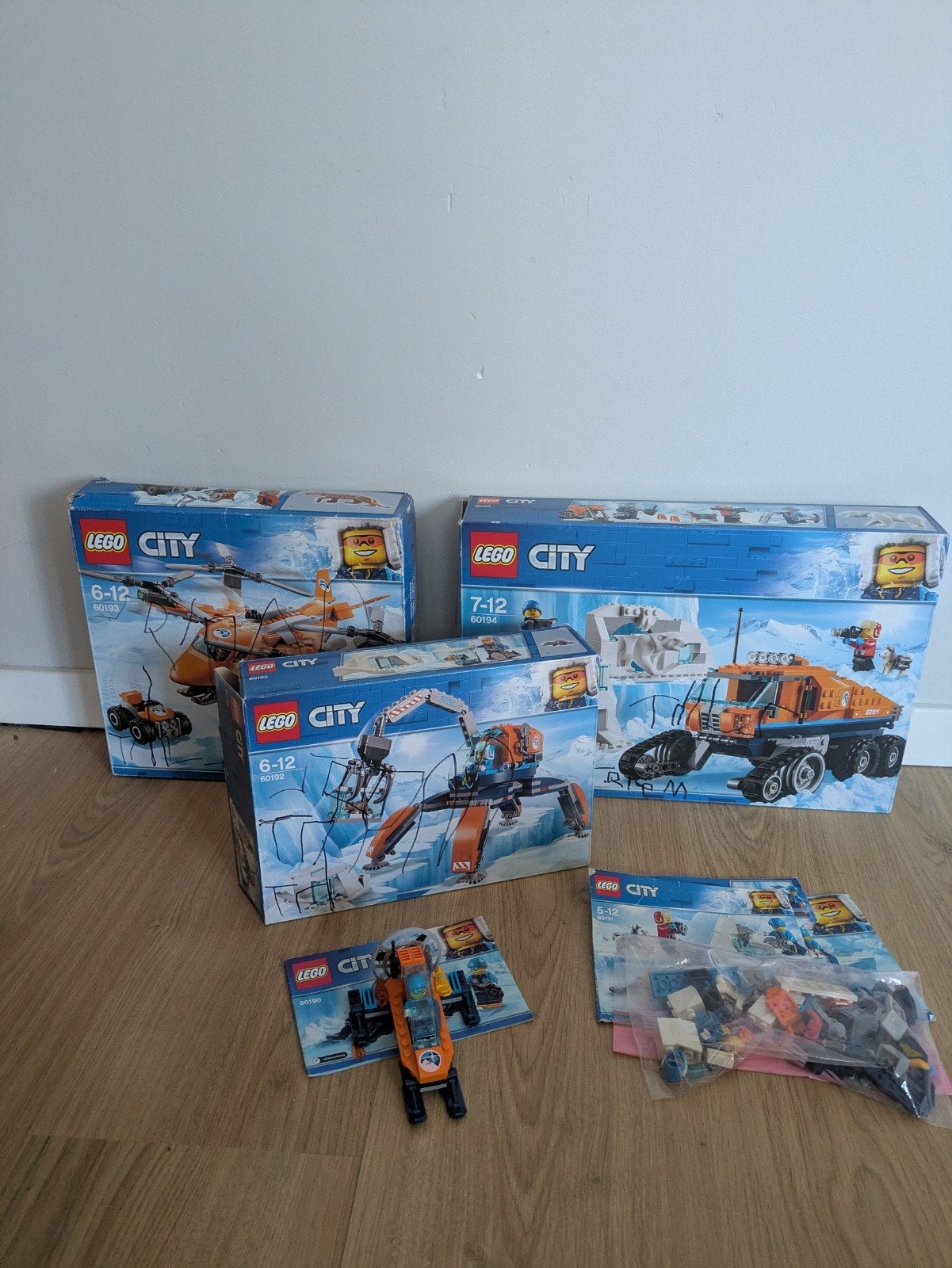 Lego 60190, 60191, 60192, 60193, 60194, Lego, Ophalen of Verzenden, Meerdere sets, Complete set