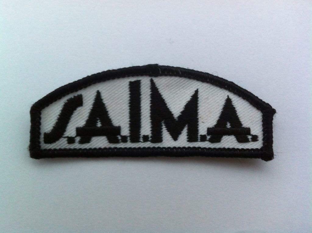 F1 S.A.I.M.A. patch McLAREN SAIMA MARLBORO badge vintage, Ophalen of Verzenden, Nieuw, Formule 1