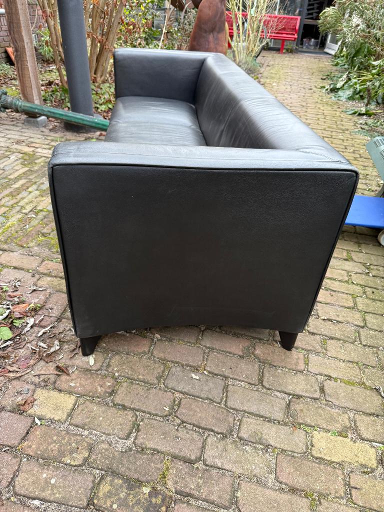 Josef Hoffmann Wittmann Sofa Oostenrijk Design, Gebruikt, Driepersoons, 75 tot 100 cm, Klassiek Tijdloos Vintage Chique Loungen