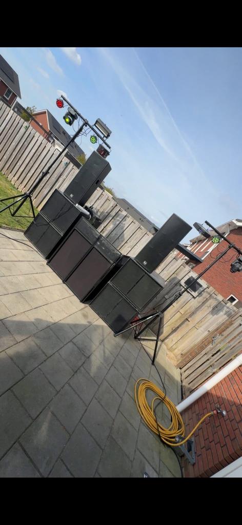 Zware geluidsset/pa systeem EV, Eighteensound, Overige typen, Zo goed als nieuw, 120 watt of meer, Ophalen