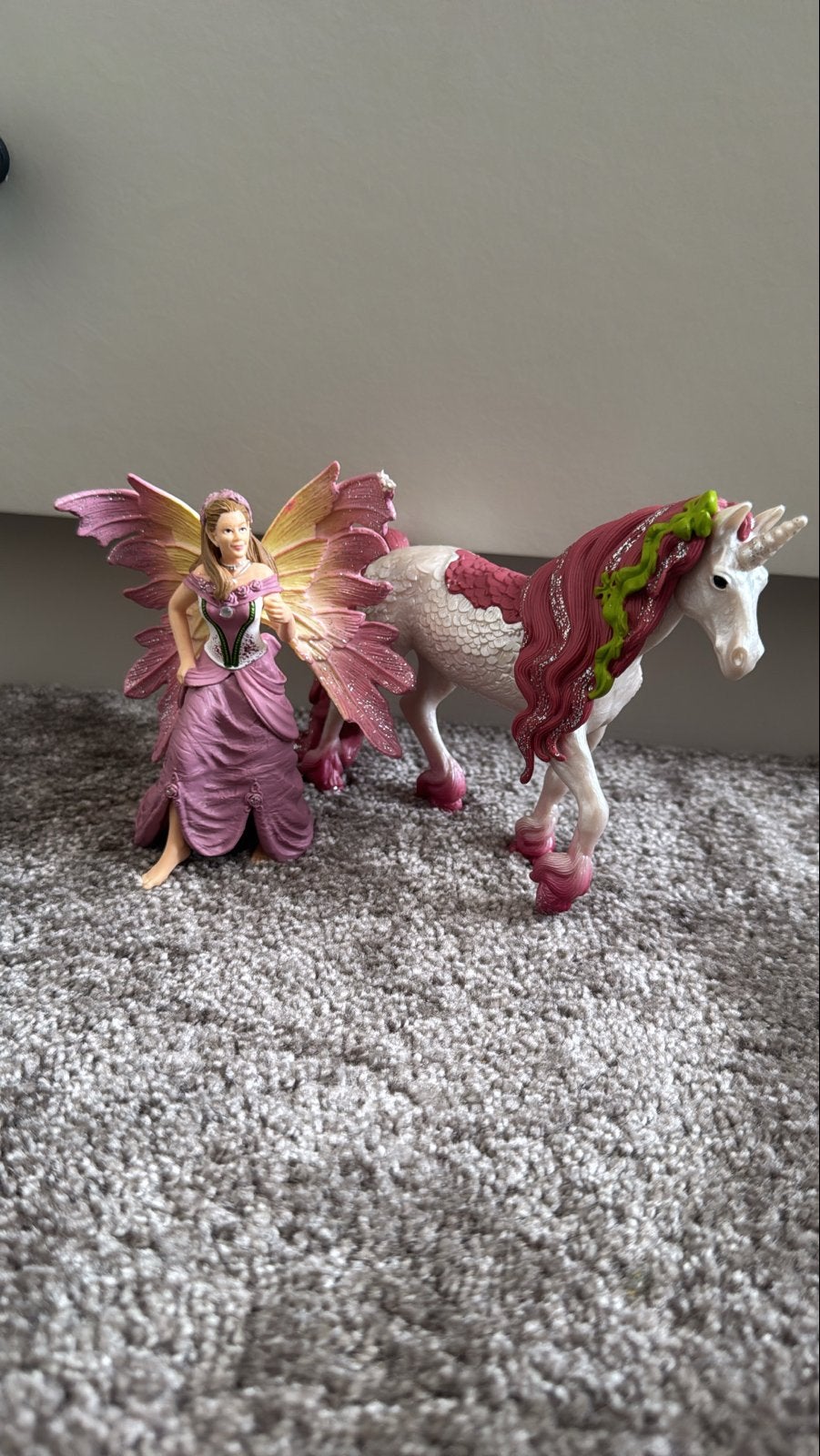 Schleich Bayala eenhoorn met elf - Set of los te koop, Ophalen of Verzenden, Gebruikt
