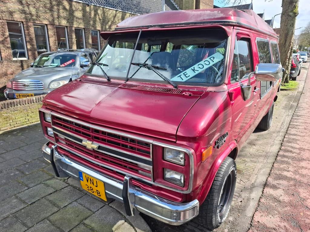 Chevrolet Chevy Van G20 lpg / benzine., Auto's, Automaat, Achterwielaandrijving, 8 cilinders, Overige carrosserieën