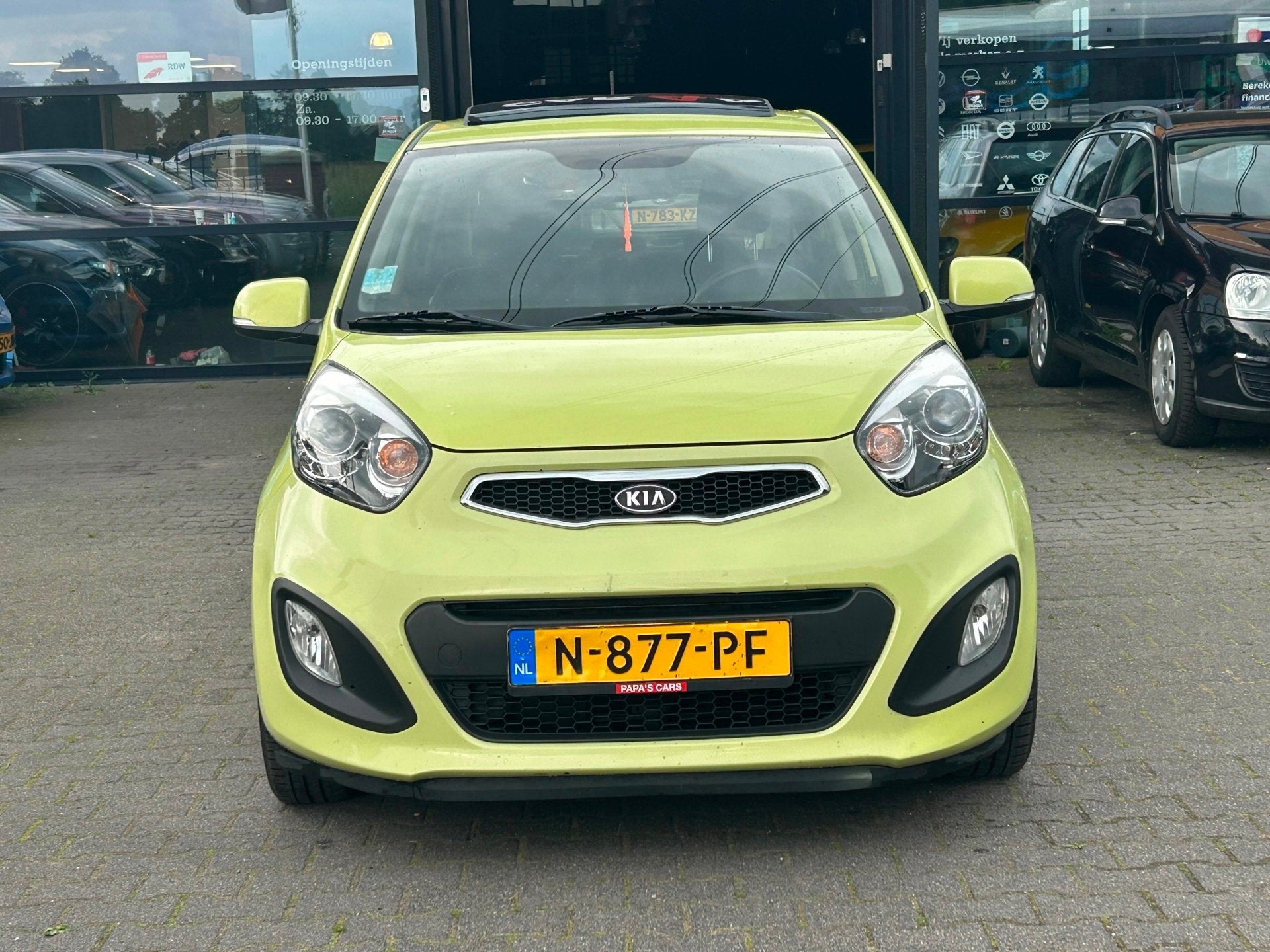 Kia Picanto 1.0 CVVT Comfort Pack DAKJE/AIRCO/KEYLESS GO/APK, Auto's, Voorwielaandrijving, Euro 5, Stof, Gebruikt