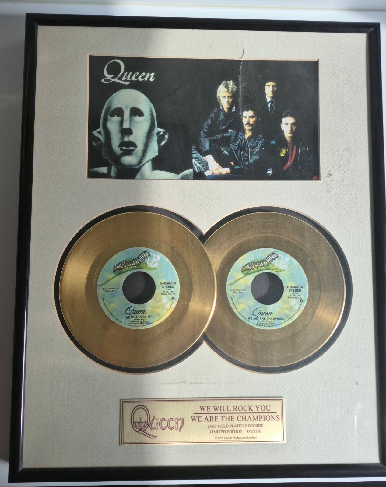 queen we willen rock we are champions gold 7inch 332/2500, Ophalen of Verzenden