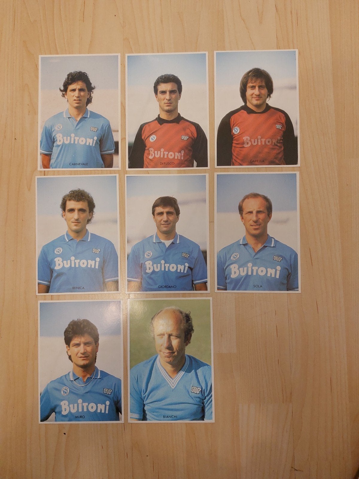napoli 1985 spelerskaarten serie A scudetto, Verzamelen, Sportartikelen en Voetbal, Ophalen of Verzenden, Zo goed als nieuw, Spelerskaart