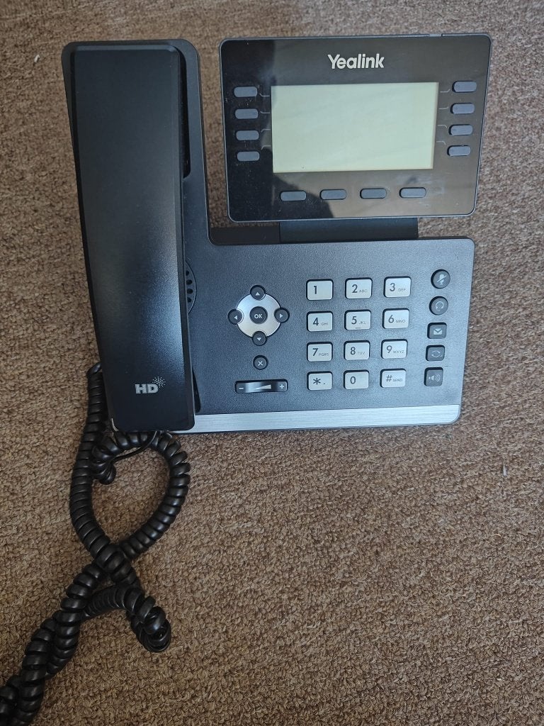 Yealink SIP-T53 Zakelijke VoIP Telefoon (Gigabit / PoE, Ophalen of Verzenden, Gebruikt, 1 handset