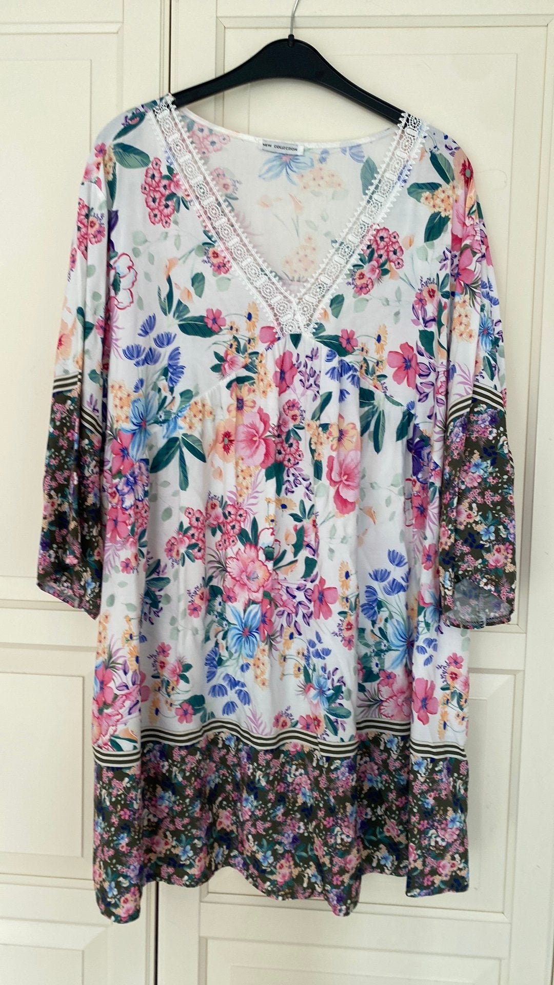 New Collection ibiza viscose tuniek 48/50, Kleding | Dames, Grote Maten, Verzenden, Zo goed als nieuw, Jurk