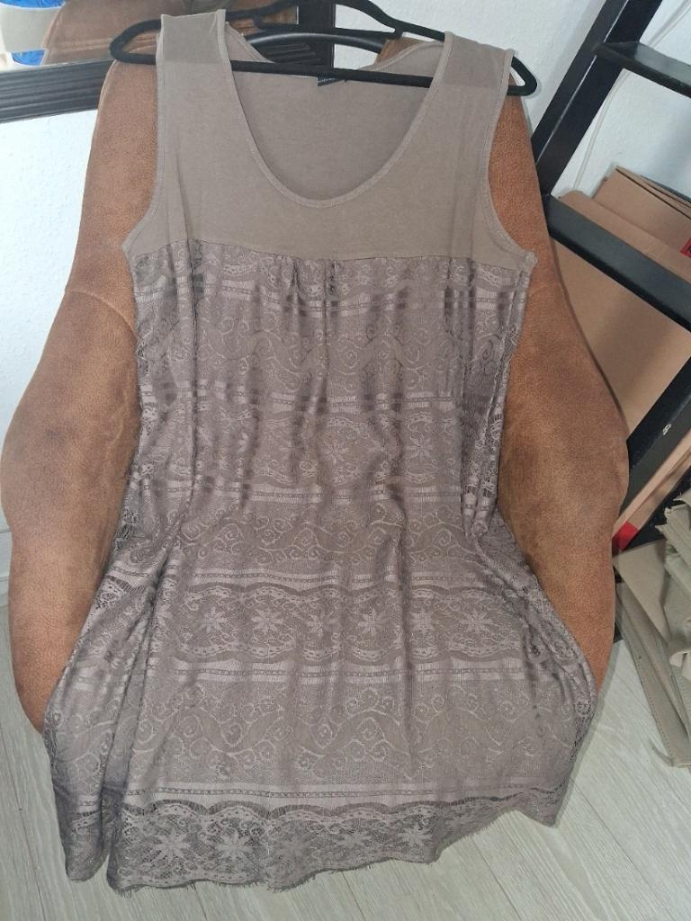 Bodyflirt jurk maat 44/46 - zo goed als nieuw, Bruin, Maat 46/48 (XL) of groter, Ophalen of Verzenden, Zo goed als nieuw