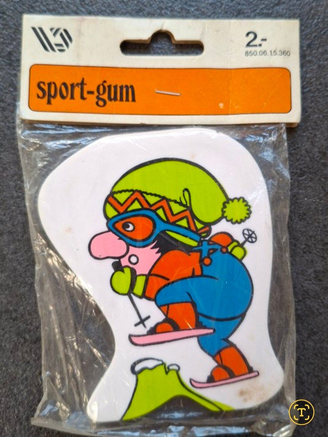 V&D sportgum in verpakking ( Vintage), Ophalen of Verzenden, Gebruiksvoorwerp