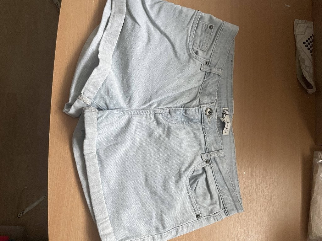 3 korte broeken, H&M, Blauw, Ophalen of Verzenden, Zo goed als nieuw