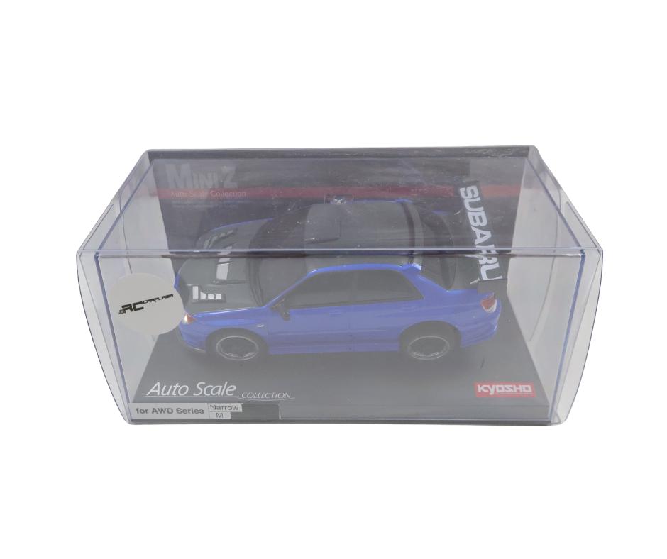 Kyosho Autoscale Mini-Z Subaru Impreza WRX Aero Kit Blue, Ophalen of Verzenden, Nieuw, Overige schalen, Auto onroad