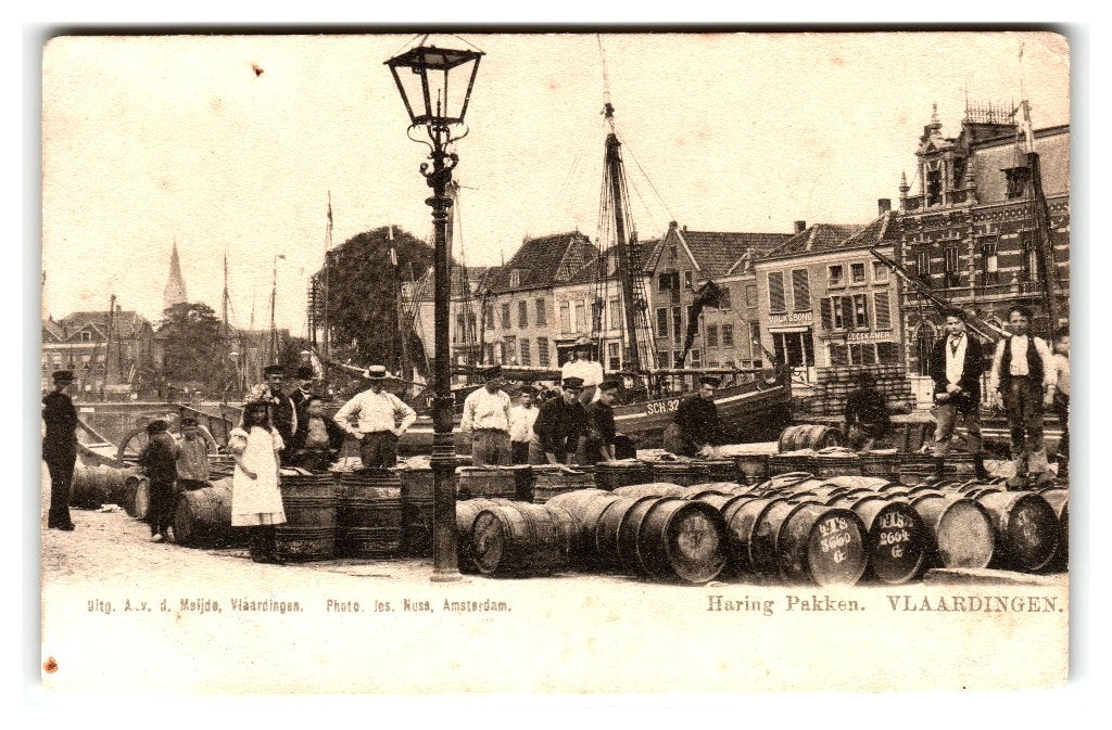 Vlaardingen, Haring Pakken, Verzenden, Voor 1920, Ongelopen, Zuid-Holland