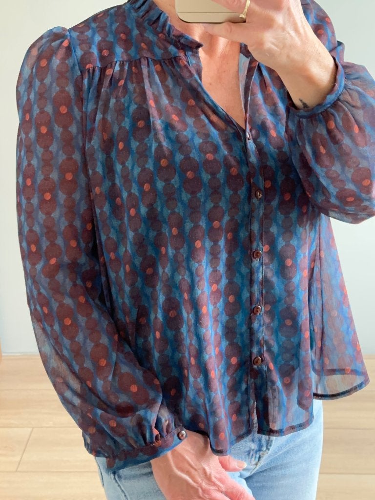 NIEUW: blouse van het merk Rue de Abbesses mt. S/M, Kleding | Dames, Nieuw, Rue de Abbesses, Maat 36 (S), Verzenden