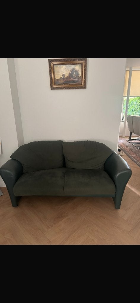 2 en 3 zits bankstel merk Leolux, Huis en Inrichting, Banken | Bankstellen, Ophalen, Gebruikt, 150 tot 200 cm, Driepersoons