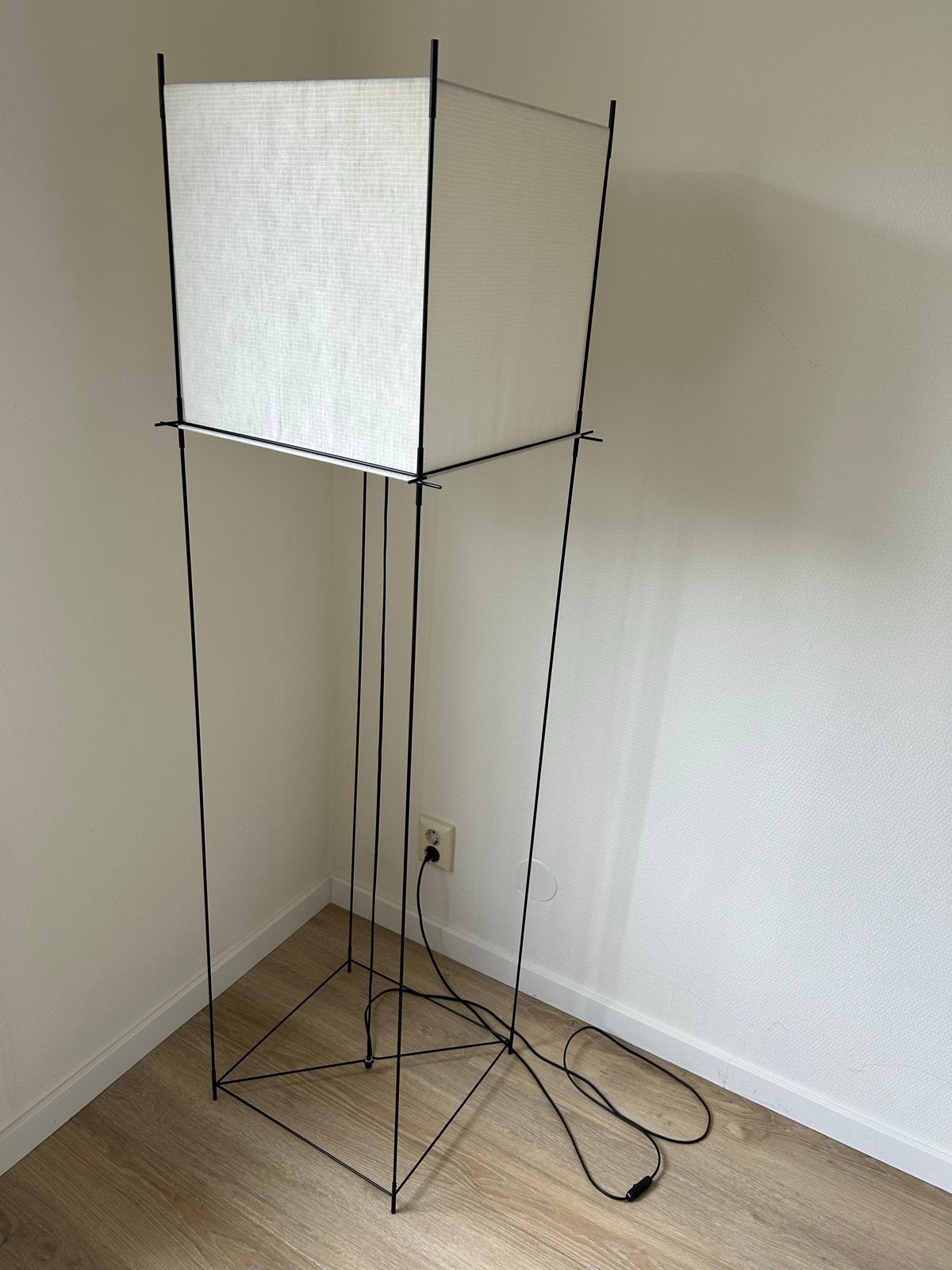 Originele Lotek XL vloerlamp - Benno Premsela - Zwart, Huis en Inrichting, Lampen | Vloerlampen, Ophalen, E27 (groot), Zo goed als nieuw