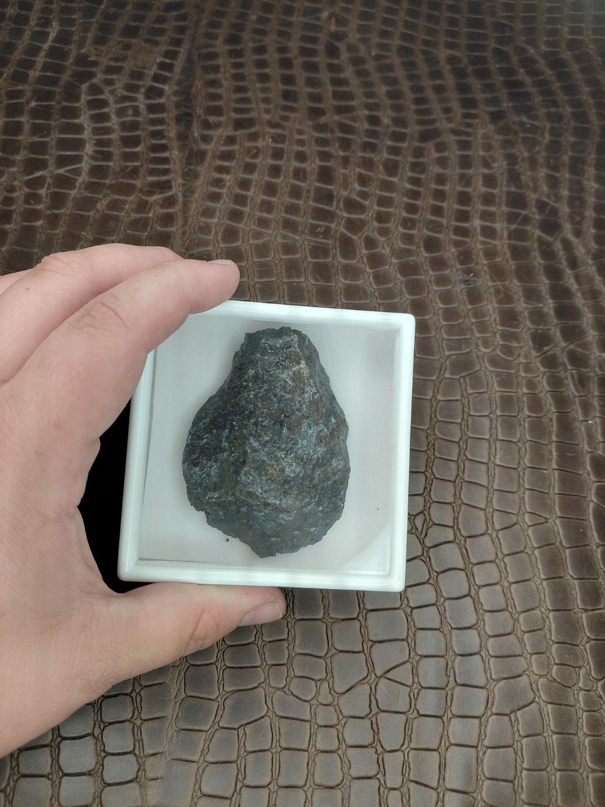 280 gram grote XL Ijzer meteoriet, Verzamelen, Mineralen en Fossielen, Ophalen of Verzenden