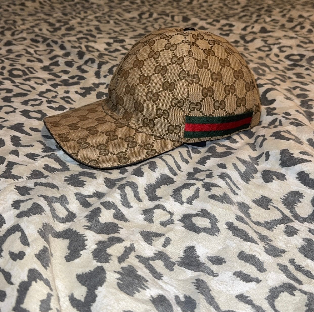Origineel Gucci pet Beige/bruin!, Ophalen of Verzenden, Zo goed als nieuw