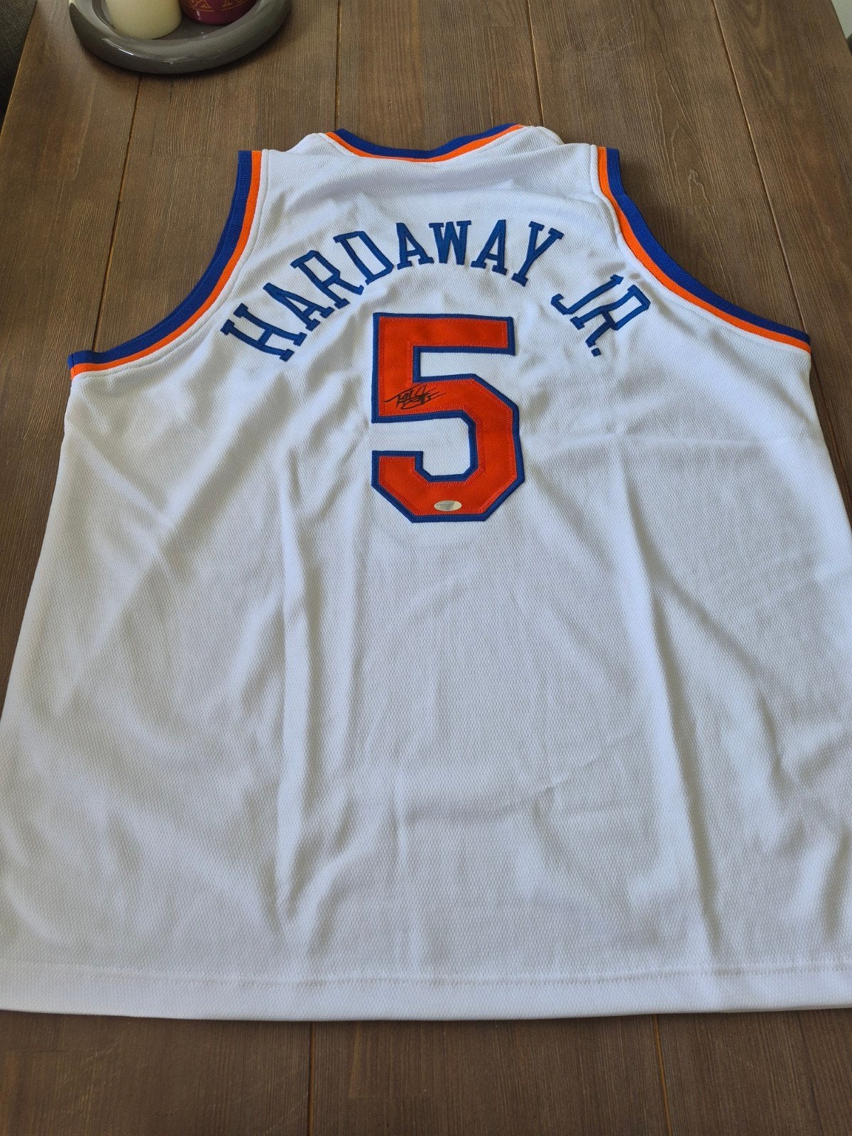 Shirt met handtekening en certificaat NY Knicks Hardaway Jr, Ophalen of Verzenden, Kleding
