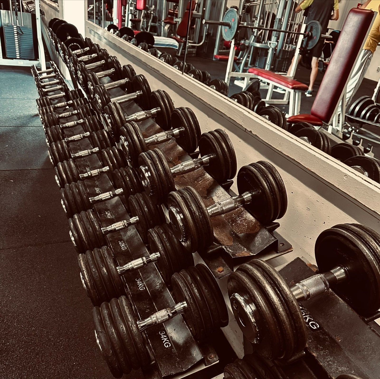 Lifemaxx Dumbbellset 2-34kg (mist 22kg)