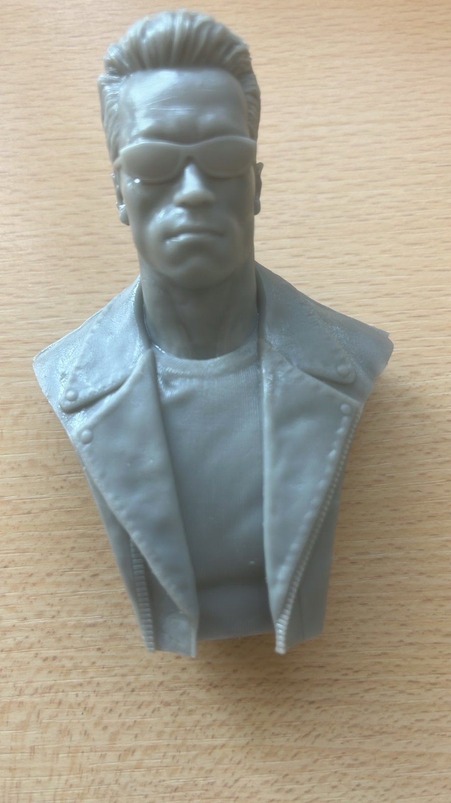 3D geprinte Terminator buste - 12 cm hoog, Ophalen of Verzenden, Nieuw, Groter dan 1:35, Figuur of Figuren